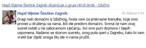 izbicijada HSPD SLJEME poruka